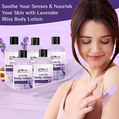 Globus Naturals Lavender Bliss Body Lotion, 200ml each 5's - Creams, Lotions & Oils