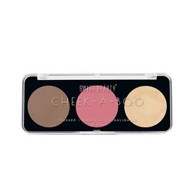 Swiss Beauty Blusher & Highligter Palette -03 8 gm - Blushes