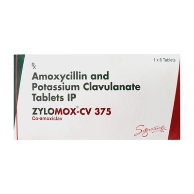 ZYLOMOX CV 375 (VET) Tablet 6's - Antibiotic-Far