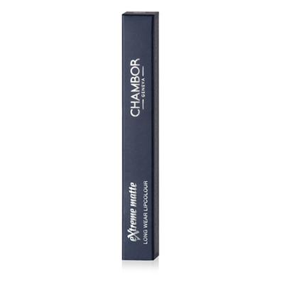 Chambor Extreme Matte Long Wear Lip Colour - Desired Red 16 2.8 gm - Lipsticks