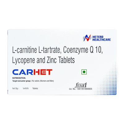 CARHET Tablet 10's Price, Uses, Side effects, Substitutes