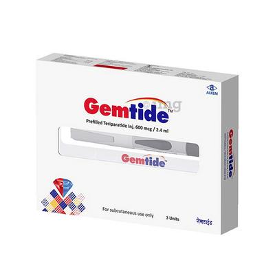 GEMTIDE PREFILLED 600mcg/2.4ml Pen 3's - Bone Metabolism-Age