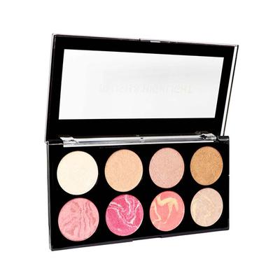 Half N Half HD Pro Blush and Highlight Palette 01 18gm - Face Palettes