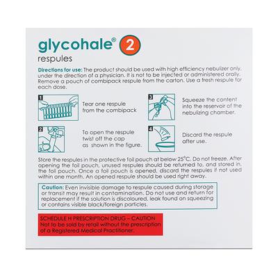 GLYCOHALE 2 Respules 10x2ml - Asthma/COPD-Ast