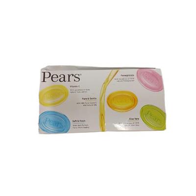 Pears Variety Pack Bar Soap (Pack of 5 x 125 g) - Soaps