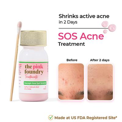 The Pink Foundry Overnight Acne Spot Corrector 30 ml - Skin-Treatment