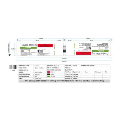 LINAXA 5mg Tablet 10's - Diabetes-Ant
