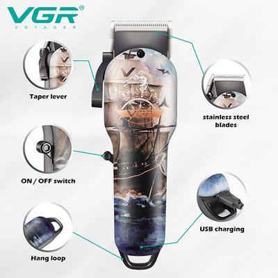 VGR V-690 Trimmer 150 min Runtime 4 Length Settings (Multicolor) 1's - Trimmers