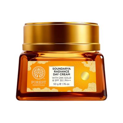 Forest Essentials Soundarya Radiance Cream With 24K Gold SPF 30 PA ++ Moisturizer 50g - Face Moisturizers