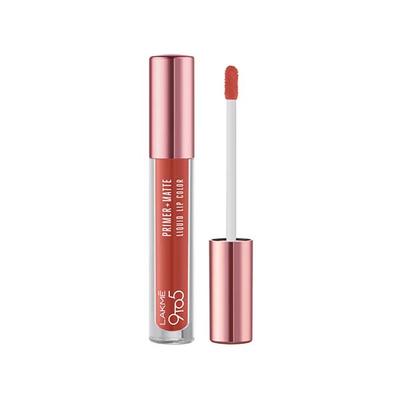 Lakme 9to5 P+M Liquid Lip Color MP4 Salmon Pink 4.2 ml - Liquid Lipsticks