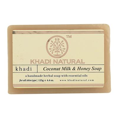 KHADI NATURAL COCONUT MILK & HONEY SOAP 125 gm - Soaps
