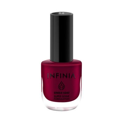 Infinia Wine Single Coat Nail Polish Merlot 052 12 ml - Nail Polish