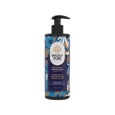Wildly Pure Lush Volumizing Shampoo Fuller Bouncy Hair Plant Keratin Pro Vitamin B5 and E Toxin 20 300 ml - Shampoos