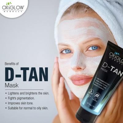 OxyGlow Herbals D-TAN Mask 50 g - Masks & Peels