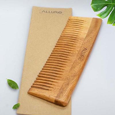 Allure Wooden Neem Comb (CD-01) 1's - Hair Combs