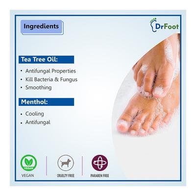 Dr Foot Foot Wash - Tea Tree Oil + Menthol 100 ml - Foot Creams & Lotions