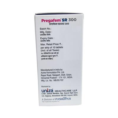 PREGAFEM SR 300 Tablet 10's - Hormonal Therapy-Oes