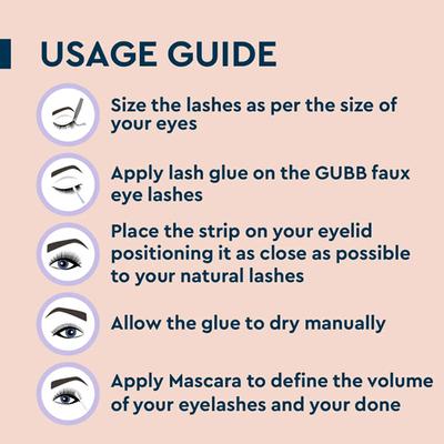 Gubb Faux Eyelashes Set - Classic 1's - Eyelashes