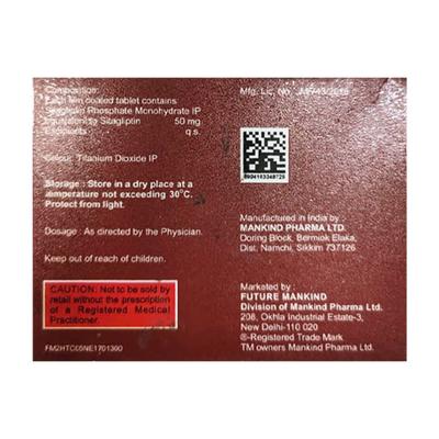 GLIPTAGREAT SITA 50 Tablet 15's - Diabetes-Ant