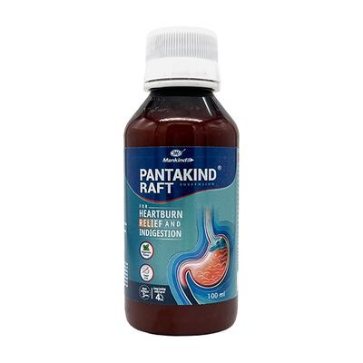 PANTAKIND RAFT SUGAR FREE PEPPERMINT FLAVOUR Suspension 100ml - Ulcer/Reflux/Flatulence-Aaa