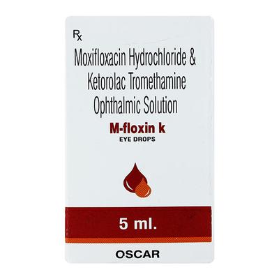 M FLOXIN K Eye Drops 5ml - Eye Infections-Eaa