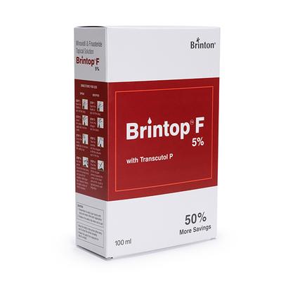 Brintop F 5% Topical Solution 100ml - Hair Loss-Oth