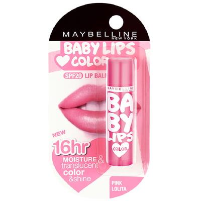 Maybelline New York Baby Lips Lip Balm, Pink Lolita 4 gm - Lip Balms