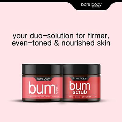 Bare Body Essentials Bum Squad Combo - Bum Cream 50g & Bum Scrub 50g 1's - Lotions & Creams