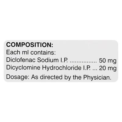 AQUADOL SPAS Injection 1ml - Muscle Spasm-Ant