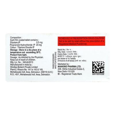 Solopose Beta 0.5mg Tablet 10'S - Anxiety-Anx
