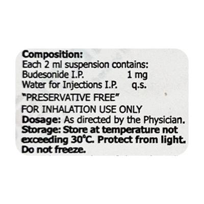NEBZMART B 1mg Smartule 7x2ml - Asthma/COPD-Ast
