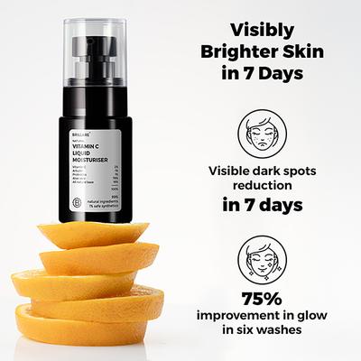 Brillare Vitamin C Liquid Moisturiser for Bright, Glowing Skin 30 ml - Lotions & Creams