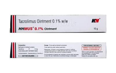 Hhmus 0.1% Ointment 10gm - Atopic Dermatitis(Eczema)-Oth