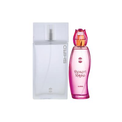 Ajmal Shiro EDP Citrus Spicy Perfume And Desert Rose EDP Floral Oriental Perfume 190 ml - Perfumes (Edt/Edp)