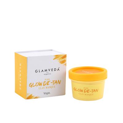 Glamveda Pure Glow Detan Cooling Clay Mask 40 gm - Masks & Peels