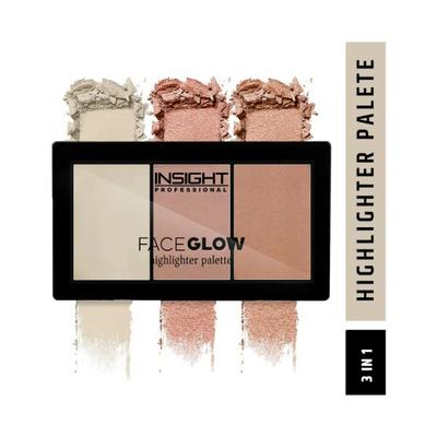 INSIGHT PROFESSIONAL FACE GLOW HIGHLIGHTER PALETTE 15 gm - Highlighters & Illuminators