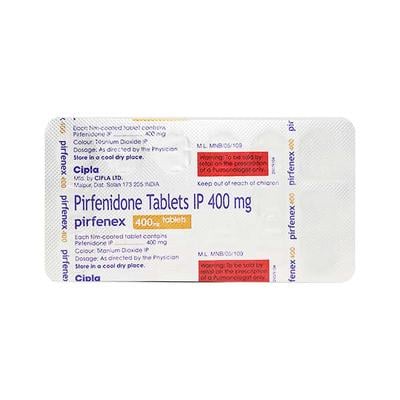 PIRFENEX 400mg Tablet 15's - Idiopathic Pulmonary Fibrosis