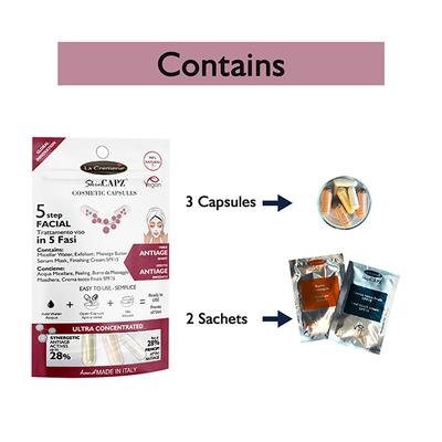 La Cremerie SkinCapz Anti Ageing Facial Kit 13 gm - Facial Kits