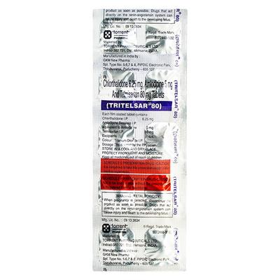 Tritelsar 80mg Tablet 10'S - Hypertension-Ang