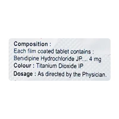 BENEPACK 4mg Tablet 15's - Hypertension-Cal