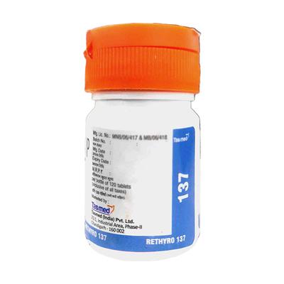 RETHYRO 137 Tablet 120's - Hypothyroidism