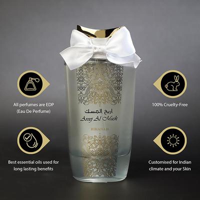 RIHANAH Areej Al Musk Eau De Parfum for Men & Women 100 ml - Perfumes (Edt/Edp)