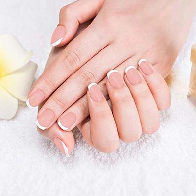 RENEE Stick On Nails - French Nails (FTN 01) 24pcs 1's - Nail Art