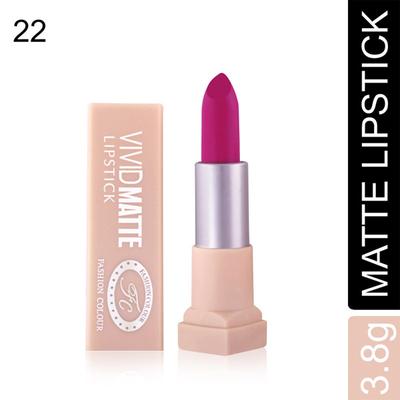 Fashion Colour Vivid Matte Lipstick, 22 Barbie Pink 3.8 gm - Lipsticks