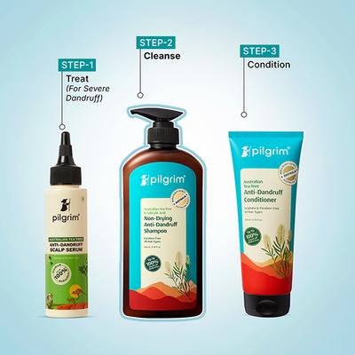 Pilgrim Australian Tea Tree & Salicylic Acid Non-Drying Anti-Dandruff Shampoo 650 ml - Shampoos