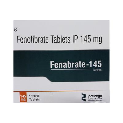 FENABRATE 145 Tablet 10's - High Cholesterol-Dys