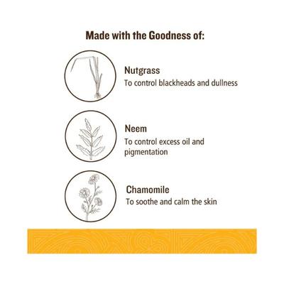 SoulTree Nutgrass Face Wash with Neem & Soothing Chamomile 120 ml - Face Wash & Cleansers