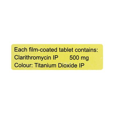Clarbact 500mg Tablet 4'S - Bacterial Infections-Mac