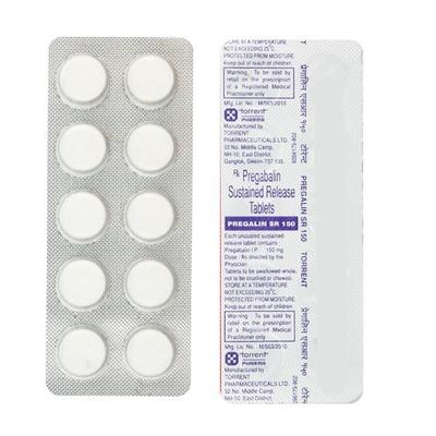 Pregalin SR 150mg Tablet 10'S - Neuropathic Pain-Dru