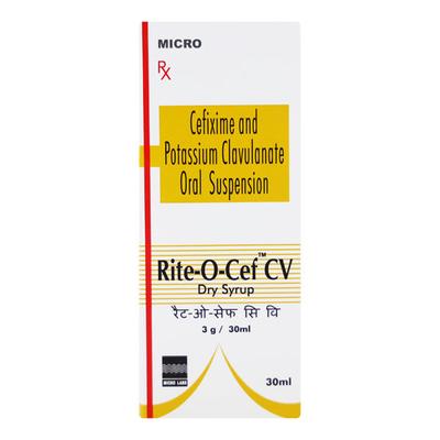 Rite O Cef CV Dry Syrup 30ml - Bacterial Infections-Cep